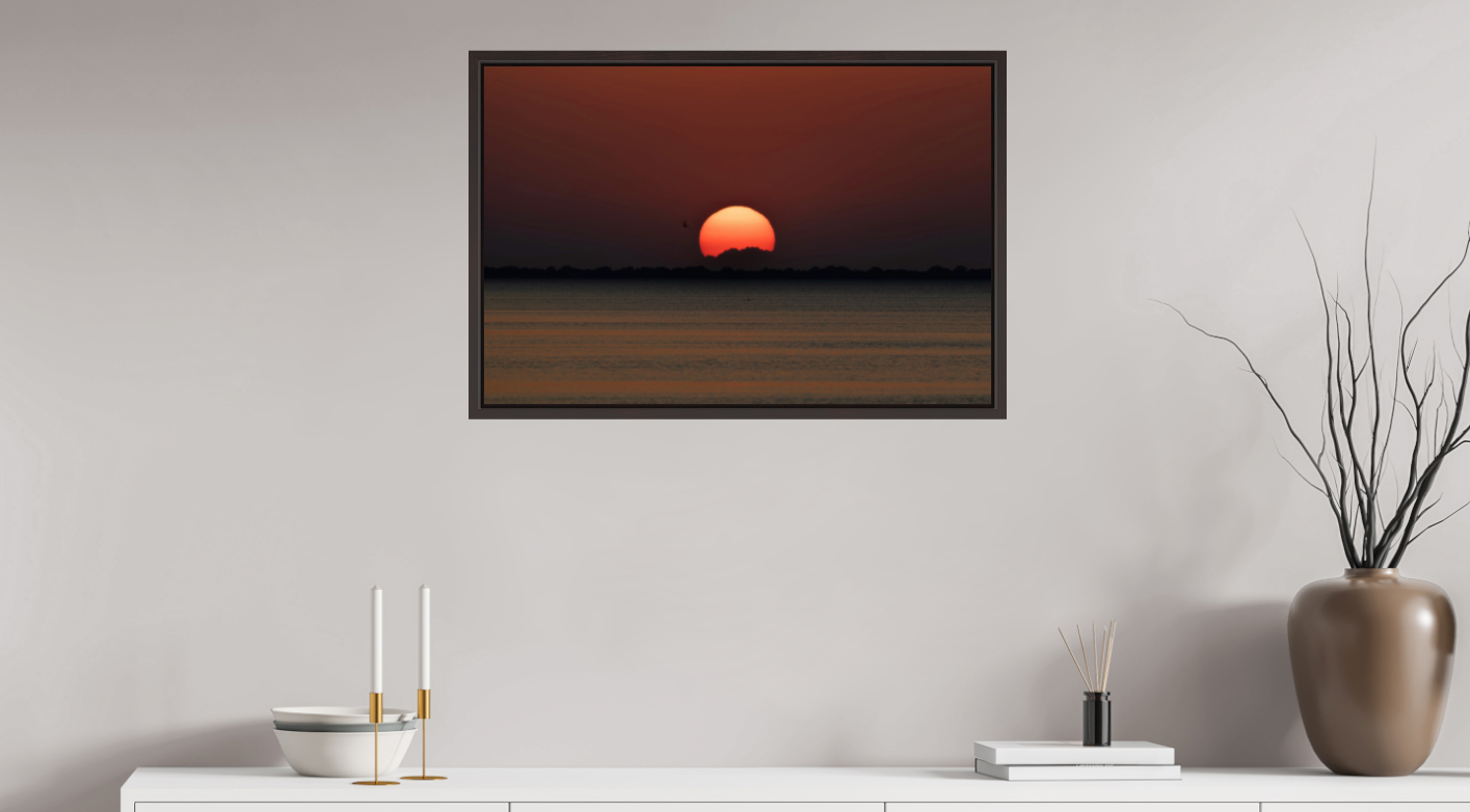 Michigan Sunset (II) on Hahnemühle FineArt Pearl (print only)